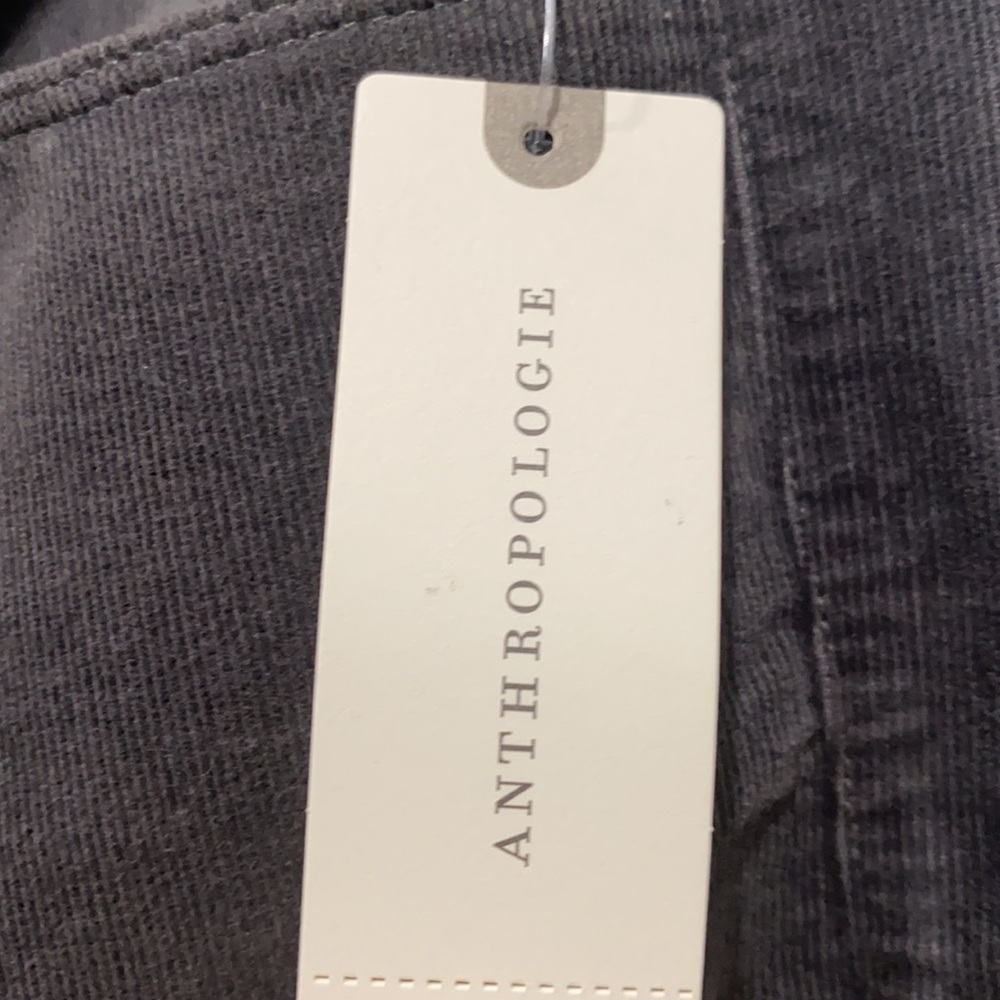 Final Sale 👀 No More Low Offers PAIGE HOXTON HIGH-RISE SLIM CORDUROY PANTS - Picture 7 of 13